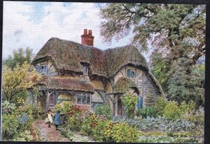 Cowdrays Cottage, Midhurst, Sussex, uit The Cottages and the Village Life of Rural England gepubliceerd door Dent & Sons Limited, 1912